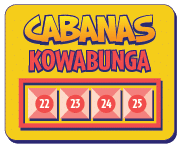 Kowabunga Cabanas number 22 through 25