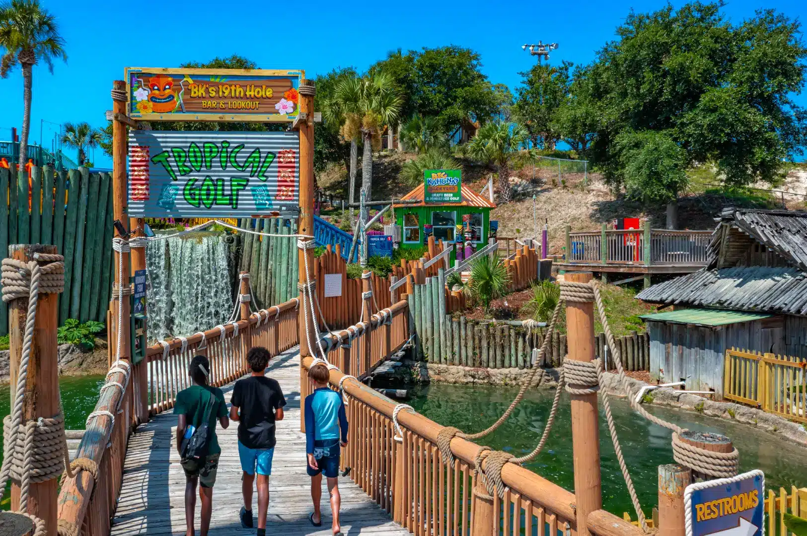 adventure park entrance