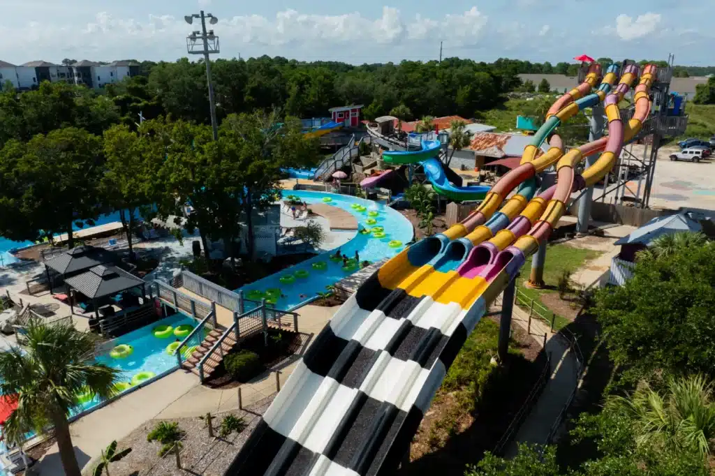 Big Kahunas Destin - Kowabunga Racer water slide at birthday party