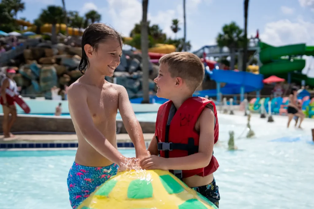 Big Kahunas Destin - kids in pool at birthday party