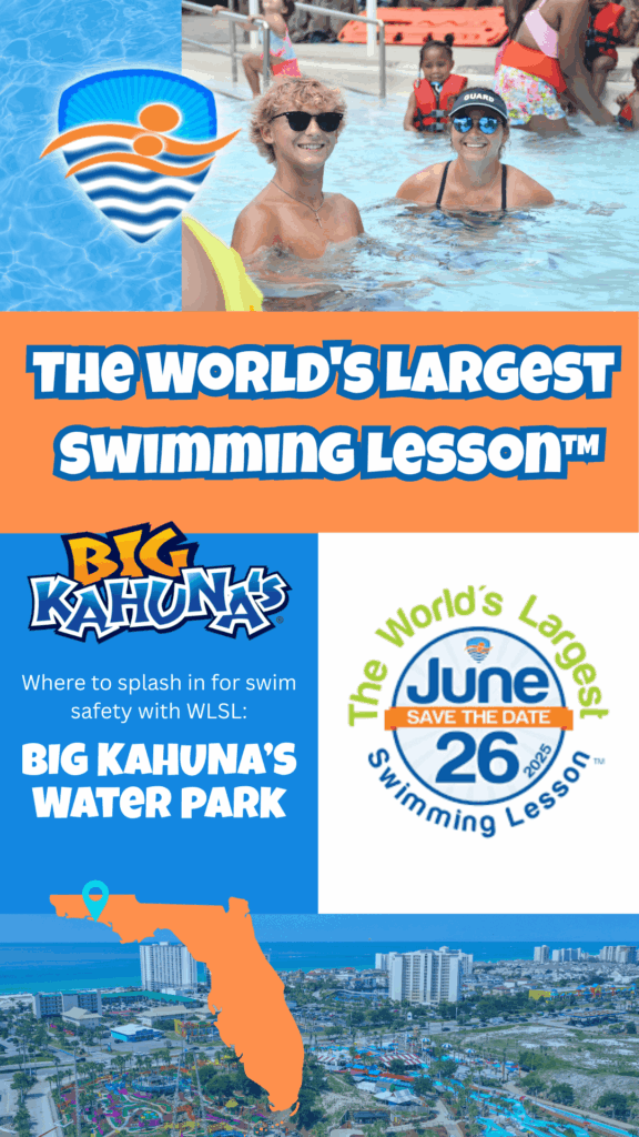 Worlds Larrgest Swimming Lesson - WLSL at Big Kahunas