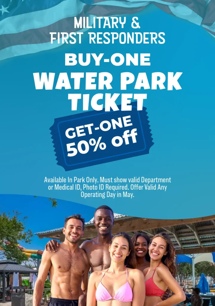 Buy one get one half off for Military Appreciation in May