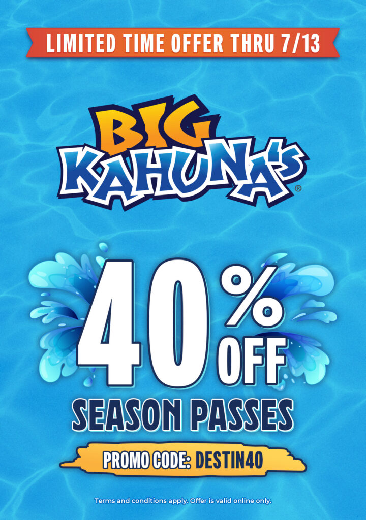 limited time offer save 40% on season passes with promo code SHIP40