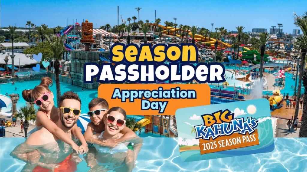 Season passholder appreciation day at big kahunas