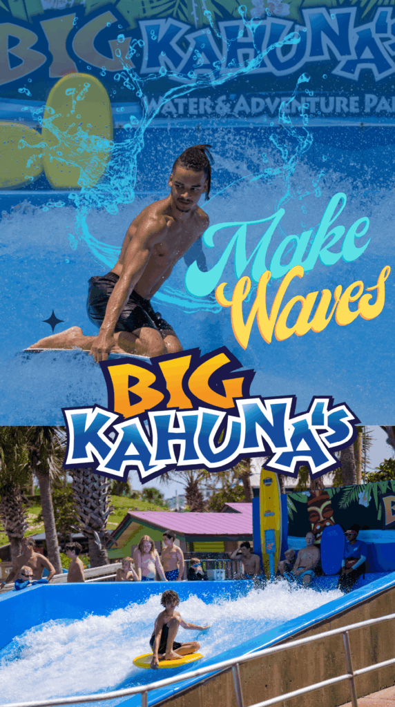 Ride the Wave on the Honolulu Half Pipe at Big Kahuna’s Destin 