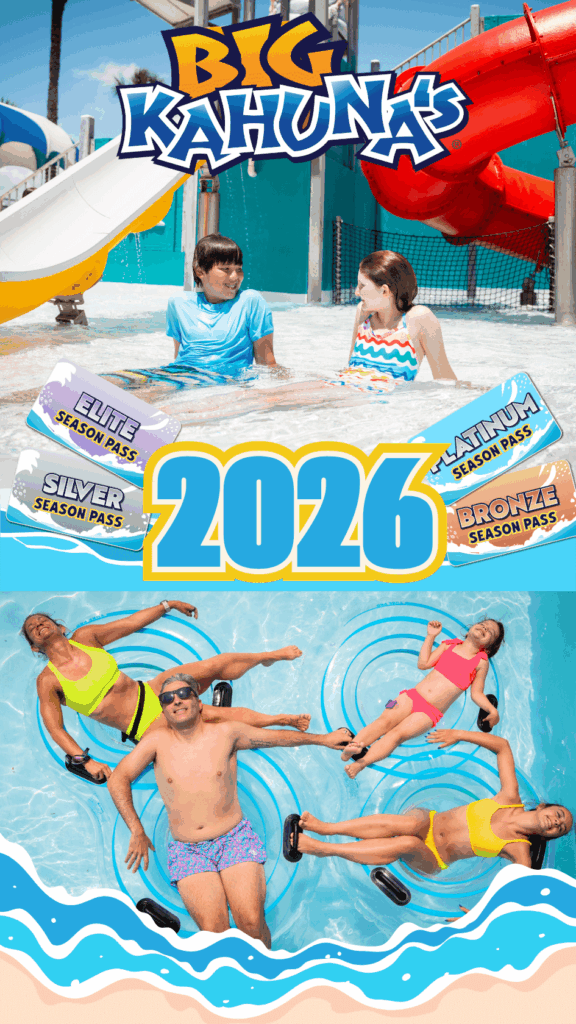 Big Kahunas 2026 season passes