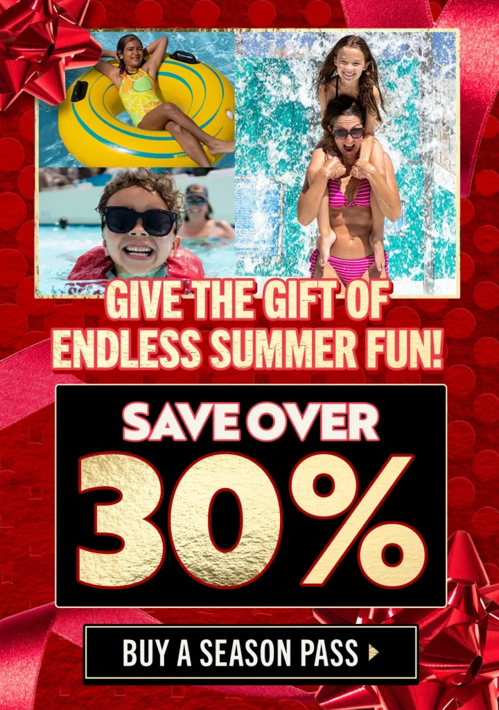 save 30% on season passes