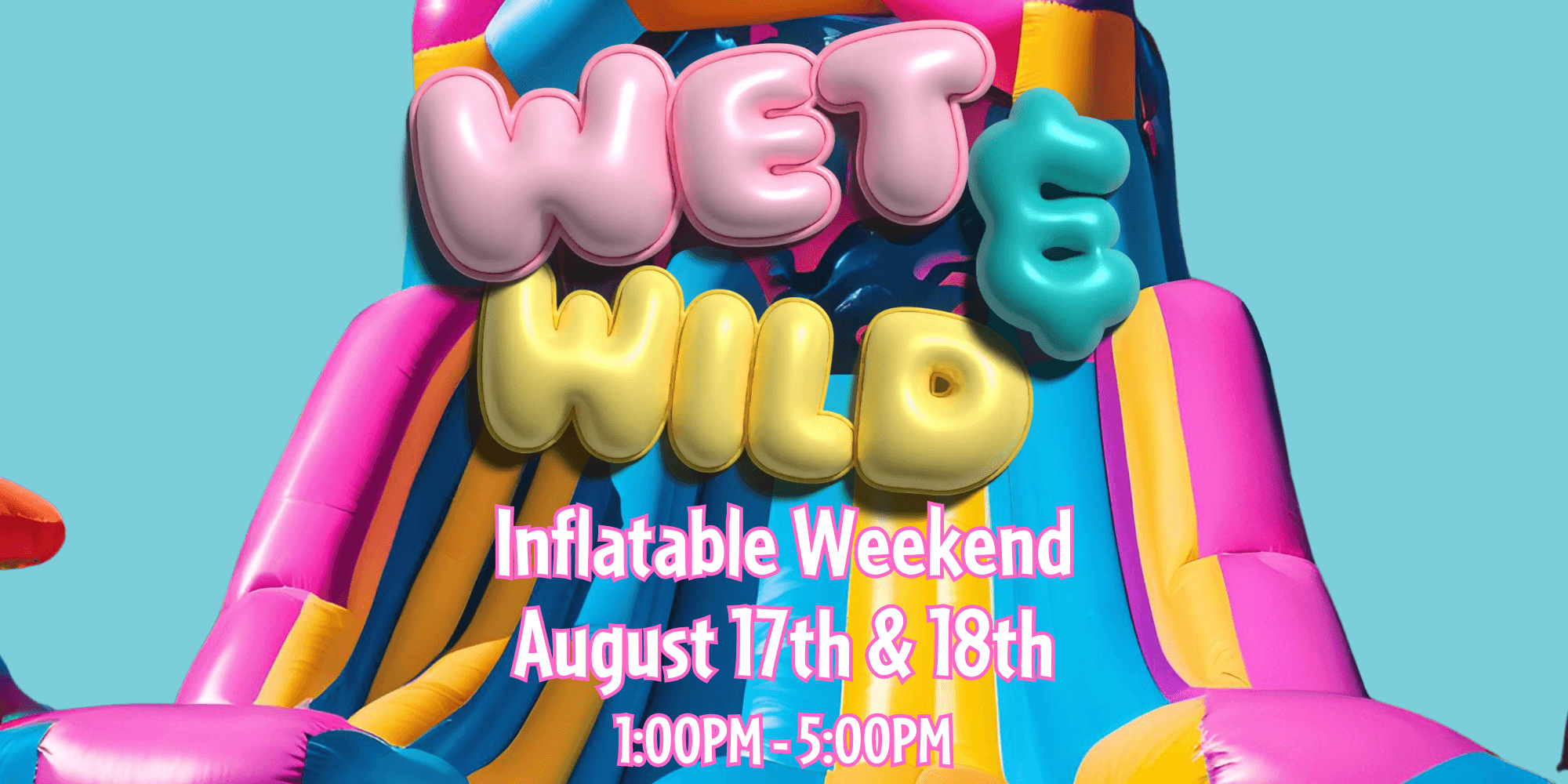 Wet & Wild Event - Inflatables at Big Kahuna's Water Park